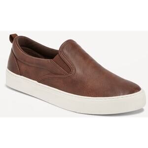 Old Navy Boys Slip-On Sneakers Loafers Size 6Y Brown